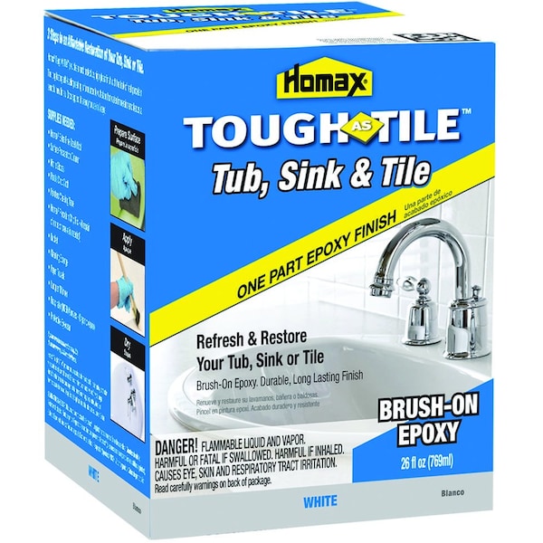 Homax Tough As Tile Tile Refinish, White, 26 oz 3158 Zoro